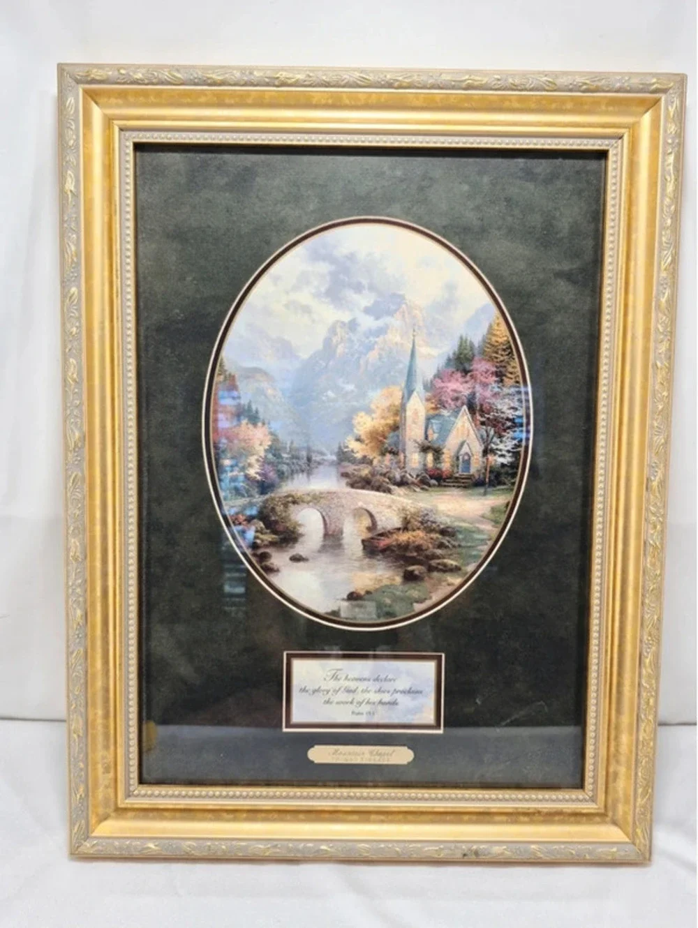 Thomas Kincade Framed & Matted Print 